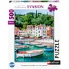Image de Nathan - Puzzle 500 pièces - Printemps à Portofino - Loïc Lagarde - Adultes et enfants dès 10 ans - Puzzle de qualité supérieure - Collection Evasion - 12000982