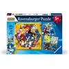 Image de Ravensburger - Puzzle Enfant - Lot de 3 Puzzles 49 pièces - Les Aventures de Sonic - Fille ou garçon dès 5 Ans - Puzzle de qualité supérieure - 3 Posters Inclus - Aventure - 12001133
