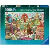 Image de Ravensburger - Puzzle 1000 pièces - La Rue de la Douceur/Demelsa Haughton - Adultes et Enfants dès 14 Ans - Puzzle de qualité supérieure - Gourmandise - 12001195