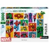 Image de Nathan - Puzzle 3000 pièces - Retro Marvel - Adultes et Enfants dès 14 Ans - Puzzle de qualité supérieure - Encastrement Parfait - Collection Mes Héros - 12001549