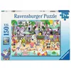 Image de Ravensburger Puzzle pour Enfants 12001704 - Amusez-Vous sur la Promenade de la Plage - Puzzle de 150 Grandes pièces, pour Les Enfants à partir de 7 Ans