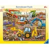 Image de Ravensburger - Puzzle Enfant - Puzzle Cadre 30-48 pièces - Travail au Chantier - Fille ou garçon dès 4 Ans - Puzzle de qualité supérieure - Carton épais et résistant - Métier - 12004155