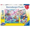 Image de Ravensburger Kinderpuzzle 3x49 Teile - Monsterchen