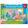 Image de Ravensburger Kinderpuzzle 2x24 Teile - Peppa Wutz - Gute Nacht, Peppa!