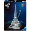 Image de Ravensburger - Puzzle 3D Tour Eiffel Illuminée - Monument à Construire sans Colle - Brille dans Le Noir - 216 Pièces - Dès 8 Ans - 12008024
