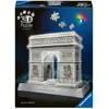 Image de Ravensburger - Puzzle 3D Arc de Triomphe Lumineux - Monument à Construire sans Colle - 216 Pièces - Socle LED Multicolore - Dès 10 Ans - Lampe Déco - 12008029