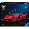 Image de Ravensburger - Puzzle 3D Ferrari SF90 Stradale - Maquette de Voiture à Construire - Puzzle Voiture de Sport 3D sans Colle - 108 Pièces - Dès 8 Ans - 12008041