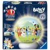 Image de Ravensburger - Puzzle 3D Ball illuminé - Bluey - A partir de 6 Ans - 72 pièces numérotées à Assembler sans Colle - Socle Lumineux Inclus - 12008060