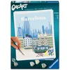 Image de Ravensburger CreArt 12023116 Peinture par numéros pour Enfants à partir de 7 Ans Motif méduse colorée à Paillettes