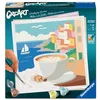Image de Ravensburger   CreArt format carré 20x20 cm   Capuccino   Loisir créatif   Peinture par numéros   Adulte - Activité détente et créative   Dès 12 ans   12023200   Version française