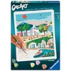 Image de Ravensburger CreArt 12022325   Cheval Bleu (Franz Marc)   Peinture par numéros pour Adultes   Kit de Peinture par numéros avec pinceaux et peintures acryliques   Cadeau pour Femmes et Hommes