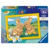 Image de Ravensburger   CreArt Kids 13x18cm   Lapins Mignons