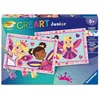 Image de Ravensburger   CreArt Junior   Numéro d'art   Fées   Loisir créatif   Kit de Peinture par numéros   Activité détente et créative   Dès 5 Ans   12023327   Version française