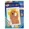 Image de Ravensburger   CreArt Kids   Numéro d'art   Cocker   Loisir créatif   Kit de Peinture par numéros   avec Cadre   Activité détente et créative   Dès 7 Ans   12023329