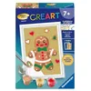 Image de Ravensburger   CreArt Kids   Numéro d'art   Pain d'épices   Loisir créatif   Kit de Peinture par numéros   avec Cadre   Activité détente et créative   Dès 7 Ans   12023331