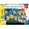 Image de Ravensburger - Puzzle Enfant - Puzzles 3x49 p - Drôles de Minions - Minions 2 - Dès 5 Ans - 05082