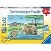 Image de Ravensburger Puzzle pour Enfants - 05095 Enfants Animaux du Monde Entier - Puzzle pour Enfants à partir de 3 Ans, avec 2 x 12 pièces
