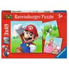 Image de Ravensburger Puzzle Super Mario 3x49 Pièces