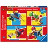 Image de Ravensburger - Puzzle Super Mario, Collection Bumper Pack 4X100, idée Cadeau pour Enfants 6+ Ans, Jeu éducatif et Stimulant, 4 Puzzles de 100 pièces