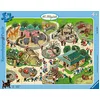 Image de Ravensburger Puzzle pour Enfants - Ali Mitgutsch : Au Zoo - Puzzle avec Cadre de 30 à 48 pièces pour Enfants à partir de 4 Ans