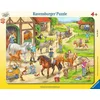 Image de Ravensburger - Puzzle Enfant - Puzzle Cadre 30-48 pièces - Le Centre équestre - Fille ou garçon dès 4 Ans - Puzzle de qualité supérieure - Carton épais et résistant - 06164
