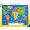 Image de Ravensburger - Puzzle Enfant - Puzzle Cadre 30-48 p - Les Animaux dans Le Monde - Dès 4 Ans - 06641