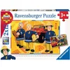 Image de Ravensburger - Puzzle Enfant - Puzzles 2x12 p - Sam en Intervention - Sam Le Pompier - Dès 3 Ans - 07584