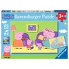 Image de Ravensburger - Puzzle Enfant - Lot de 2 Puzzles 12 pièces - À la Maison/Peppa Pig - Fille ou garçon dès 3 Ans - Puzzle de qualité supérieure - Carton épais et résistant - Quotidien & Famille - 07596