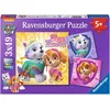 Image de Ravensburger - Puzzle Enfant - Puzzles 3x49 p - Charmantes chiennes - Pat'Patrouille - Dès 5 Ans - 08008