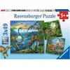 Image de Ravensburger - Puzzle Dinosaure - Puzzle Enfant dès 5 Ans - 3x49 pièces - La Fascination des Dinosaures - 09317