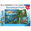 Image de Ravensburger Puzzle Fascination Des Dinosaures 3 X 49 Pièces