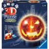 Image de Ravensburger - Puzzle 3D Ball illuminé - Citrouille d'halloween - A partir de 6 Ans - 72 pièces numérotées à Assembler sans Colle - Socle Lumineux Inclus - 11253
