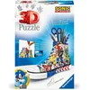Image de Ravensburger - Puzzle 3D Sneaker - Sonic - Pot à Crayons - A partir de 8 Ans - 108 pièces numérotées à Assembler sans Colle - Accessoires Inclus - 11593