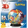Image de Ravensburger Puzzle 3D Pokémon   Sphère 72 pièces numérotées   sans Colle   Puzzle Enfant dès 6 Ans   Support Inclus   Version française