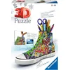 Image de Ravensburger - Puzzle 3D Sneaker - Graffiti - Pot à Crayons - A partir de 8 Ans - 108 pièces numérotées à Assembler sans Colle - Accessoires Inclus - 12535