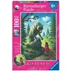 Image de Ravensburger 12988 Puzzle pour Enfant 12988 Motif Chaperon Rouge et Le Loup 100 pièces XXL pour Enfants à partir de 6 Ans avec Paillettes Argenté