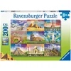 Image de Ravensburger - Puzzle Enfant - Puzzle 200 p XXL - Les Monuments du Monde - Dès 8 Ans - 13290
