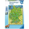 Image de Ravensburger Puzzle pour Enfants - Carte colorée de l'Allemagne - Puzzle de 200 pièces pour Enfants à partir de 8 Ans