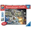 Image de Ravensburger Puzzle pour Enfants 13366 - sur la Station Spatiale - Pourquoi ? Pourquoi ? Affiche de Connaissances Why Puzzle 100 pièces XXL +, pour Les Fans de l'espace à partir de 6 Ans