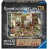 Image de Ravensburger - Escape Puzzle - Atelier d'artiste - pour Adultes et Enfants dès 12 Ans - 759 pièces, 1 Guide de Jeu, 1 enveloppe Solution - Inspiré des Jeux d'évasion - 16843