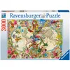 Image de Ravensburger - Puzzle Adulte - Puzzle 3000 pièces - Carte Faune et Flore - Adultes et Enfants à partir de 14 Ans - Puzzle de qualité supérieure fabriqué en Europe - Art - 17117