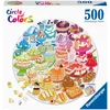 Image de Ravensburger - Puzzle Adulte - Puzzle Rond 500 pièces - Desserts (Circle of Colors) - Adultes et Enfants à partir de 12 Ans - Puzzle de qualité supérieure - 17171