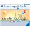 Image de Ravensburger - Puzzle 1000 pièces - Une journée à Paris (Panorama) - Adultes et Enfants dès 14 Ans - Puzzle de qualité supérieure - 17393