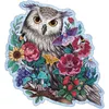 Image de Ravensburger - Puzzle en bois - Hibou floral - 150 pièces robustes et naturelles dont 15 figurines en bois (whimsies) - Qualité premium - Pour enfants et adultes à partir de 10 ans - 17511