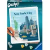 Image de Ravensburger   CreArt 24x30 cm   New York   Loisir créatif   Peinture par numéros   Adulte   Activité détente et créative   Dès 12 Ans   23686   Version française