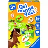 Image de Ravensburger - Jeu Educatif - Qui Mange Quoi ? - Découverte des Animaux - Association logique - Développement du langage - 1 à 4 Joueurs, A partir de 3 Ans - 24034