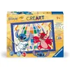 Image de Ravensburger - CreArt Kids 18x24 cm - Numéro d'art - Stitch & Leroy - Kit de Peinture par numéros - Dès 7 Ans - 25990