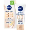 Image de NIVEA - BB Crème 5 En 1 Teinte Claire - Crème Visage hydratante FPS 15 - Hydratation 24H - Soin visage anti imperfections & Signes De Fatigue - Huile De Jojoba Bio & Pigments Minéraux - 50 ml