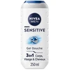 Image de NIVEA - Gel douche 3en1 visage corps&cheveux Extrait de Bambou peaux sensibles 250 ml male