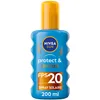 Image de NIVEA SUN - Spray Solaire Activateur De Bronzage Protect & Bronze FPS 20 - Protection & Teint Hâlé - Extrait Naturel De Pro-Mélanine - Formule Légère & Non Grasse - Peaux Normales - 200 ml (Lot de 2)